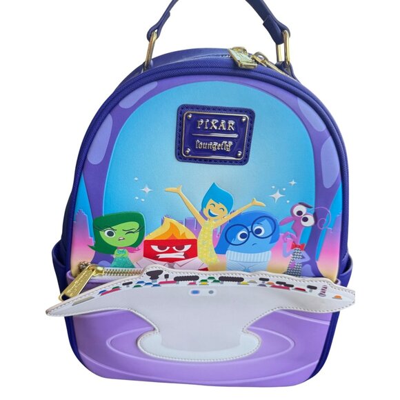 Loungefly Handbags - Loungefly Disney Backpack Inside Out Headquarters Control Panel Pixar Mini Bag